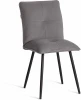 24846 Стул обеденный Sweet Tetchair (Флок/Серый,Черный) арт.24846