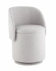 УТ000042269 Пуф-трансформер Таунсвилл вращающийся с ящиком букле светло-серый Stool Group УТ000042269