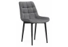 502092 Стул Notta на металлокаркасе Челси К темно-серый / черный 502092