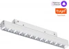 359487 Трековый светильник Downlight низковольтный светодиодный Novotech SHINO FLUM 359487 белый LED 12W 48V 3000-6500K (регулировка яркости, управление смартфоном, умный дом - Алиса, Smart Life)