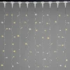 PCL601BLW-10-2GL Гирлянда Занавес 1 x 6 м золотой с мерцанием белого диода, 600 LED, провод прозрачный ПВХ, IP54 Laitcom PCL601BLW-10-2GL