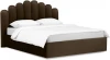 517606 Кровать Queen Sharlotta 1600 Lux ОГОГО (арт.517606), (Ткань/Коричневый)
