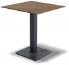 OAK-70-70-M500 "Каффе" интерьерный стол из HPL квадратный 70х70см, цвет "дуб" 4SIS арт.УТ-00001015