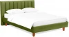 577493 Кровать Queen II Sofia L 1600 ОГОГО (арт.577493), (Ткань/Зеленый)