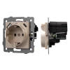 049821 Механизм встраиваемый розетки с USB зарядкой SCT-MUAA-PL-GD-V (250V, 16A) Arlight 049821