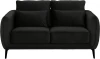 342693 Диван Amsterdam двухместный ОГОГО (арт.342693), (Ткань/Черный)