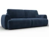 136932 Диван прямой Лига-115 НПБ (ДСП,Фанера,Велюр/Синий) Лига Диванов 136932