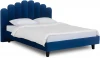 577050 Кровать Queen II Sharlotta L 1600 ОГОГО (арт.577050), (Ткань/Синий)