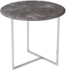 001593 Стол журнальный Альбано серый мрамор/хром от фабрики Mebelik