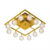 P-800/12 satin gold Потолочная люстра N-Light P-800 P-800/12 satin gold
