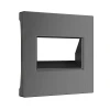 W1191104 Накладка для двойной розетки Еthernet RJ-45 (графит рифленый) Werkel W1191104 (a050741)