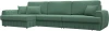 129296L Диван угловой Лига-057 НПБ Лонг угол левый Лига Диванов (Рогожка) арт.129296L