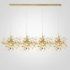 40.2060-4 Подвесной светильник (люстра) Tezani Argent Suspension Linear Gold 4L 140 ImperiumLoft 40.2060-4 (177955-22)