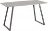 УТ000040512 Стол обеденный Stool Group Vermont 140*80 см керамика темная ножки серые арт.УТ000040512