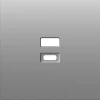 DS28659 Накладка для розеток USB, серый графит Donel S08 DS28659