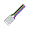 09-119 Коннектор прокалывающий 4 pin, для подключения RGB LED ленты 10мм, тип COB, IP20 длина провода 150мм Apeyron 09-119