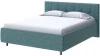 2013378 PROxSON Кровать Diamo без основания (Ткань: Велюр Gratta 5 Морская лагуна) 90x190