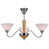 EVORA 11400/3C CHROME, OAK Потолочная люстра Natali Kovaltseva Evora 11400/3C CHROME, OAK