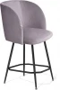 1658317602 Стул полубарный SHT-ST33/S131-1 сиреневая орхидея/черный муар Sheffilton 1658317602