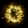 PST100-10-2CH Гирлянда Нить 10м Шампань, 100 LED, Провод Прозрачный ПВХ, IP54