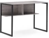 489686 Письменный стол Notta Клер Лофт черный матовый / бетон 489686
