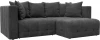 128809 Диван угловой Лига-052 НПБ угол универсальный Лига Диванов (Велюр) арт.128809