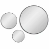 SM017BL Jupiter Black Сет из 3-х зеркал Ø70, Ø40, Ø30 см Art-Zerkalo SM017BL 13765