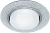 41908 Светильник встраиваемый с белой LED подсветкой Feron CD4046 41908 GX53 без лампы, прозрачный, хром