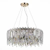 SL1655.203.08 Подвесная люстра Desio SL1655.203.08 ST Luce (220V, хрусталь, подвески, на тросе, круглые)