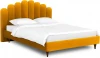 577190 Кровать Queen II Sharlotta L 1600 ОГОГО (арт.577190), (Ткань/Желтый)
