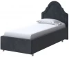 2019712 PROxSON Кровать Эльза (Ткань: Велюр Casa Графитовый) 90x200