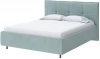 1928339 PROxSON Кровать Lino без основания (Ткань: Велюр Monopoly Мятный лёд (670)) 200x200