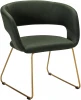 410131135h_Dark_Green Кресло Hugs тёмно-зеленый/Линк золото R-Home арт.410131135h_Dark_Green