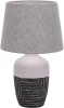 10195/L Grey Настольная лампа Escada Antey 10195/L Grey 1x40Вт E27, керамика/ткань, черный/белый/серый