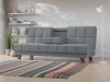 121568 Диван прямой Винсент (Серый/Рогожка) Лига Диванов арт.121568