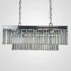 40.1536 Подвесная люстра Rh 1920S Odeon Clear Glass Fringe Chrome ImperiumLoft 40,1536 (228792-22) (220V, на цепи)