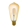 11865 Лампочка светодиодная филаментная прозрачная/желтая груша LED 5,5W Eglo Lm_led_e27 11865