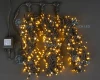 RL-S3*20F-B/Y Гирлянда светодиодная желтая с мерцанием 24B, 600 LED, провод черный, IP54 RL-S3*20F-B/Y Rich LED