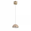 5453/6L Подвесной светильник светодиодный Odeon Light Lulu 5453/6L светлая бронза/бежевый/металл/керамика/акрил LED 6W 3000K