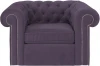 329825 Кресло Chesterfield ОГОГО (арт.329825), (Ткань/Фиолетовый)