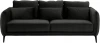 342355 Диван Amsterdam трехместный ОГОГО (арт.342355), (Ткань/Черный)
