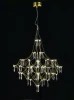 MR2642-66P-76AP Подвесная люстра светодиодная с пультом и хрустальными подвесками Asfour MyFar Allegria MR2642-66P-76AP