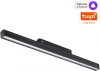 359486 Трековый светильник низковольтный светодиодный Novotech SHINO FLUM 359486 черный LED 24W 48V 3000-6500K (регулировка яркости, управление смартфоном, умный дом - Алиса, Smart Life)