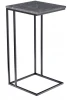RF 0355 Придиванный столик Loft 35x35см, серый мрамор с чёрными ножками Bradex Home RF 0355