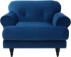 329829 Кресло Italia ОГОГО (арт.329829), (Ткань/Темно-синий)