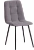 20031 Стул CHILLY MAX / 1 шт. в упаковке (Велюр,Металл  /Темно-серый,Черный)