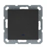 G3011NB Выключатель одноклавишный с подсветкой (антрацит) Jasmart G-Classic G3011NB