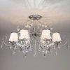 10021/6 хром Потолочная люстра Eurosvet Rosalva 10021/6 хром