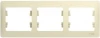 GSL000203 Рамка на 3 поста (бежевый) Systeme Electric GSL000203