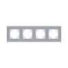 RM4GY Рамка 4-постовая стекло серый Kollinger Reflex MG RM4GY